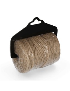 Cordel yute natural 3 cabos calibre 3,5 mm x 60 m 2