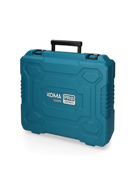 Kit maletin taladro percutor/atornillador 20 v con 2 baterias 2.0a y cargador 22,5 x 20,3 cm pro series