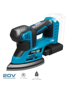 Multilijadora tipo mouse 20 v (sin batería ni cargador) 20,4x15,5cm