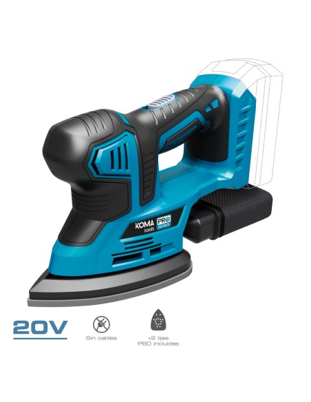 Multilijadora tipo mouse 20 v (sin batería ni cargador) 20,4x15,5cm