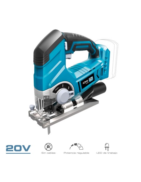 Sierra de calar 20 v (sin batería ni cargador) 23x21,5cm