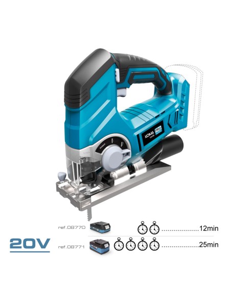 Sierra de calar 20 v (sin batería ni cargador) 23x21,5cm