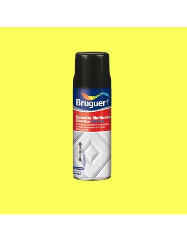 Esmalte sintetico multiuso spray amarillo limon brillante 0,4l 5197985 bruguer