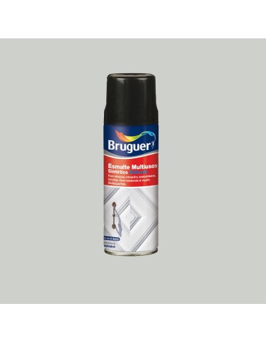 Esmalte sintetico multiuso spray gris perla brillante 0,4l 5197987 bruguer