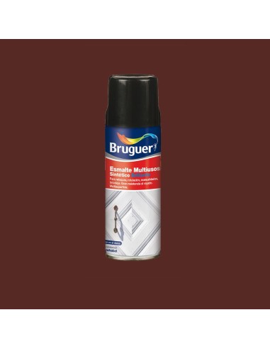 Esmalte sintetico multiuso spray pardo brillante 0,4l 5197984 bruguer