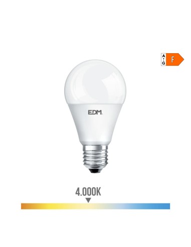 Bombilla standard led e27 20 w 2100 lm 4000 k luz dia ø6,5 x 12,4 cm