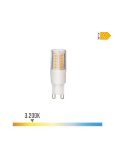 Bombilla g9 led 5.5w 650 lm 3200 k luz calida base ceramica ø18 x 54 mm
