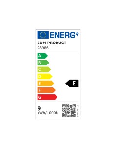 Bombilla lineal led 118mm r7s 9w 1150lm 3000k luz calida 118xø16mm edm 2