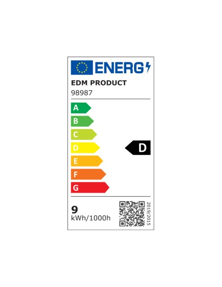 Bombilla lineal led 118mm r7s 9w 1280lm 6400k luz fria ø1,6x11,8cm edm