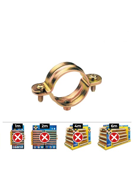 Caja 100 unid. abrazadera l ø20x45mm din/ref l celo