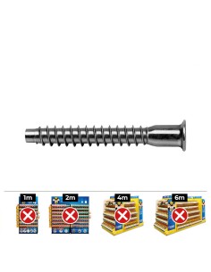 Caja 250 unid. tornillo ensamblaje allen din/ref ene ø5x50mm zincado celo