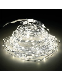 Guirnalda micro led exterior blanco calido para arbol de 180cm 6,8m (largo)