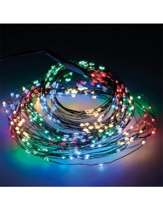Guirnalda micro led exterior multicolor para arbol de 180cm 6,8m (largo)
