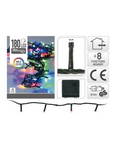 Guirnalda multifuncion 180 leds multicolor 220v ip44 16,5m 2