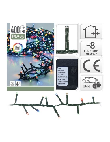 Guirnalda led "tipo espino" 400 leds extra 11m