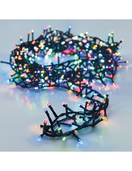 Guirnalda led "tipo espino" 560 leds multifuncion extra multicolor 14m
