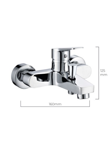 Grifo monomando de bañera empotrado serie altea