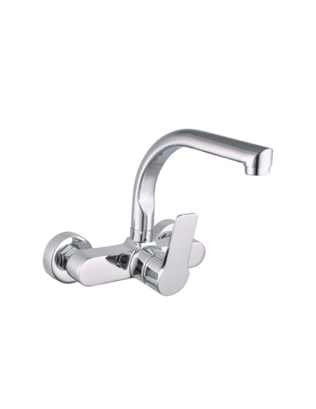 Grifo monomando de cocina caño bajo empotrado serie altea