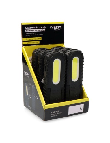 Linterna de trabajo led recargable con usb. con...