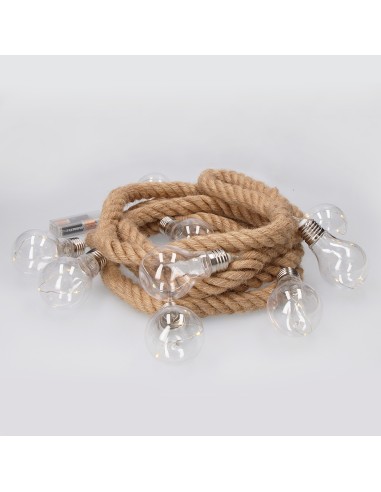 Guirnalda a pilas fija 10 bombillas con 3 leds...