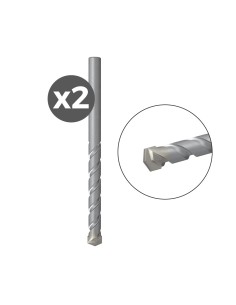 Pack 2 brocas para piedra d-s hm 3,0x30/60 530522 fischer
