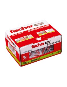 Taco duopower ø6 x 30 mm, caja 100 uds 2