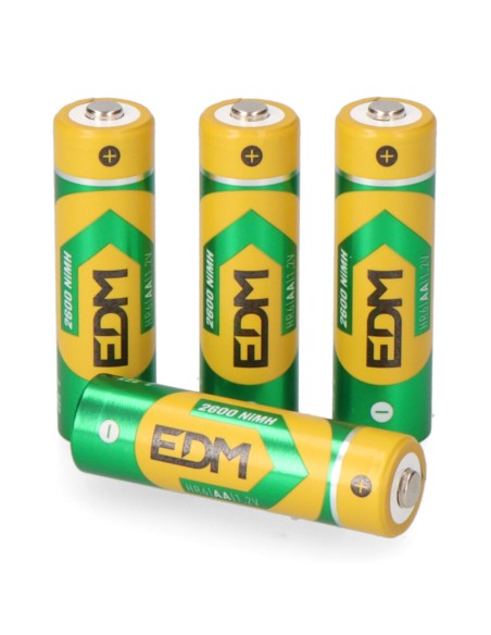 Pila recargable eco-series aa - hr6 2600 ma, ø14,5 x 50,5 mm, 4 uds