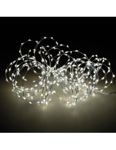 Guirnalda micro led extra brillante exterior blanco cálido 378 leds 11m