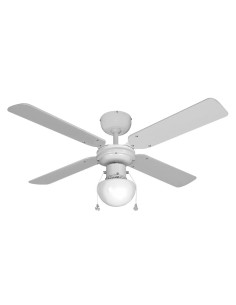 Ventilador de techo modelo caribe. color blanco. potencia: 50 w aspas: ø102 cm edm