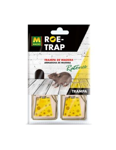 Trampa para cebo roe-trap madera para ratones