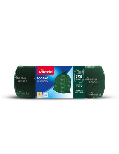 Bolsa de basura ecobag reforzada 150 l (90 x 110 cm) 10 uds