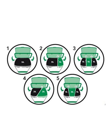 Cubo con pedal 50 l (no incluye separadores para reciclaje)