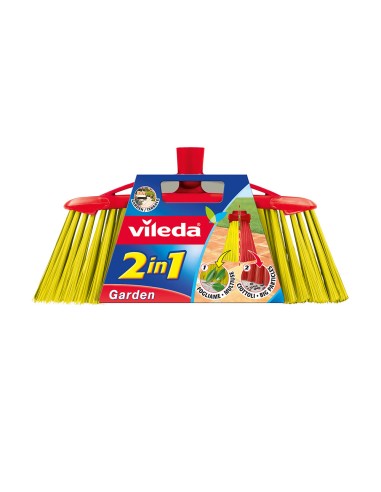 Cepillo escoba para exteriores garden 2 en 1