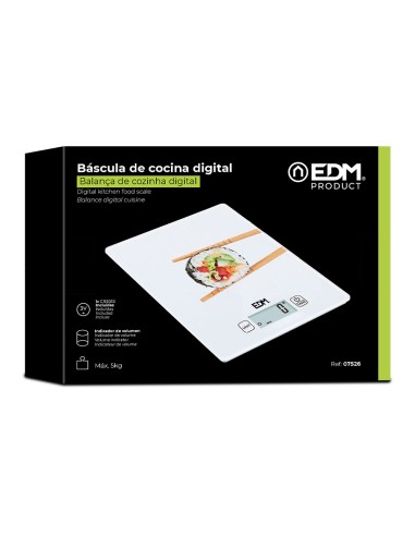 Báscula electronica de cocina, máximo 5 kg mod 1