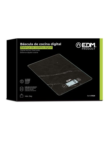Báscula electronica de cocina, máximo 5 kg mod 3
