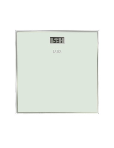 Bascula de baño electronica blanca, máximo 150 kg