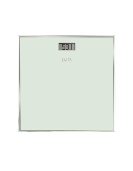 Bascula de baño electronica blanca, máximo 150 kg