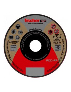 Disco fcd-fp ø115x1x22,23 plus, corte de metales 531709 fischer
