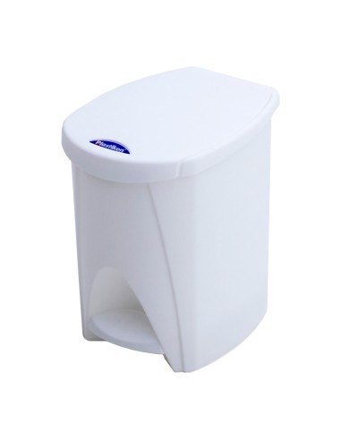 Papelera pedal blanco 20 x 26 x 28 cm 7 l