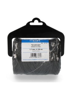 Cordel rafia negro 600/1 calibre 1,7 mm x 120 m