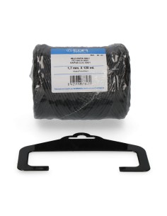 Cordel rafia negro 600/1 calibre 1,7 mm x 120 m 2