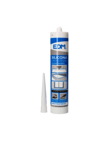 Silicona universal blanca acida antimoho 280 ml