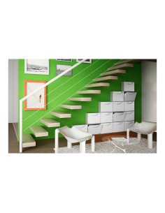 Zapatero modulable blanco 51 x 19 x 39 cm 2