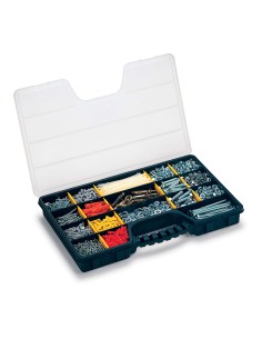 Organizador de compartimento con tapa hasta 20 divisiones: 5 fijas + 15 divisores removibles 51 x 33 x 6 cm 2