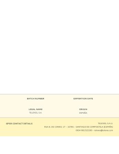 Zocalo para montaje toma en superficie televes 2