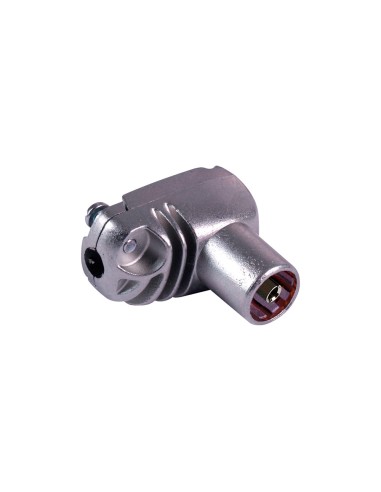 Conector pro easyf "cei" hembra acodado y blindado clase a+ televes