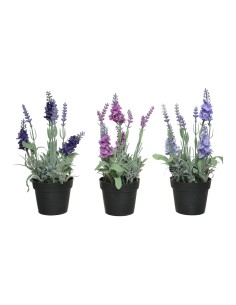 Planta artificial lavanda colores surtidos ø12x25cm