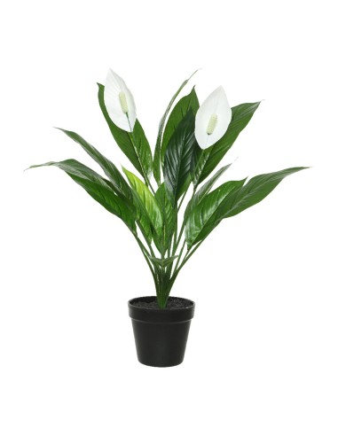 *ultimas unidades* planta artificial espatifilo 45x57cm