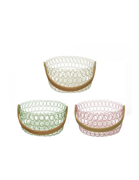 Cesta metalica 20x10ccm colores surtidos