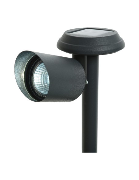 Estaca solar led 3l m 6400 k 45° 10 x 17 x 25,5 cm